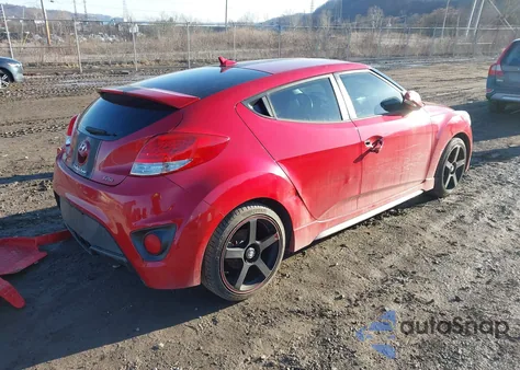 2015 Hyundai Veloster Turbo from USA, damaged, VIN KMHTC6AE3FU230677